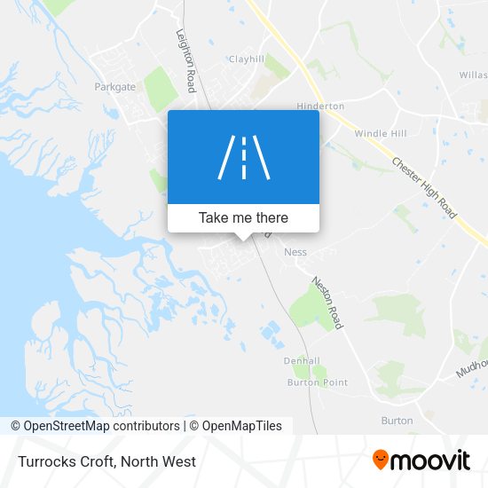 Turrocks Croft map