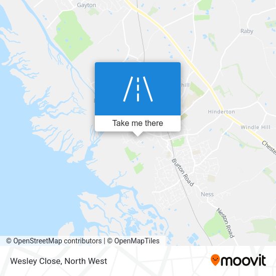 Wesley Close map