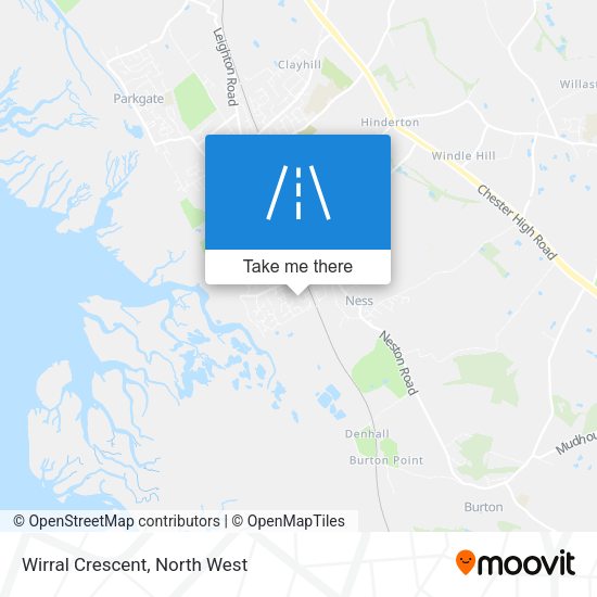 Wirral Crescent map