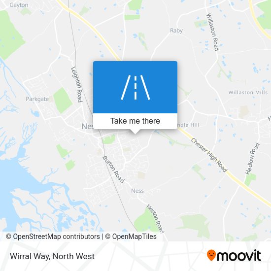 Wirral Way map