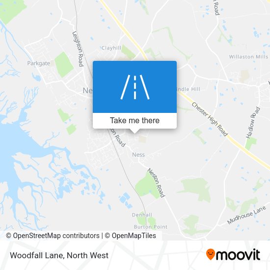 Woodfall Lane map