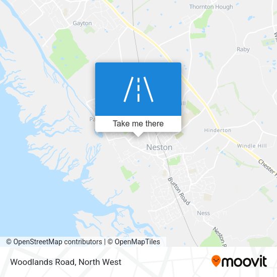 Woodlands Road map