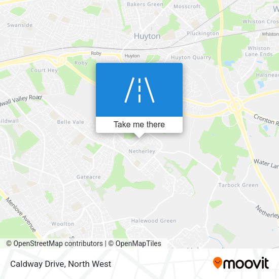 Caldway Drive map