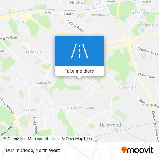 Dunlin Close map