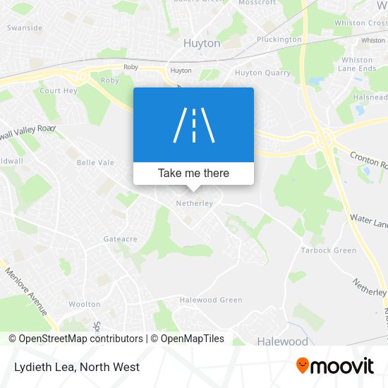 Lydieth Lea map