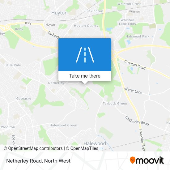 Netherley Road map