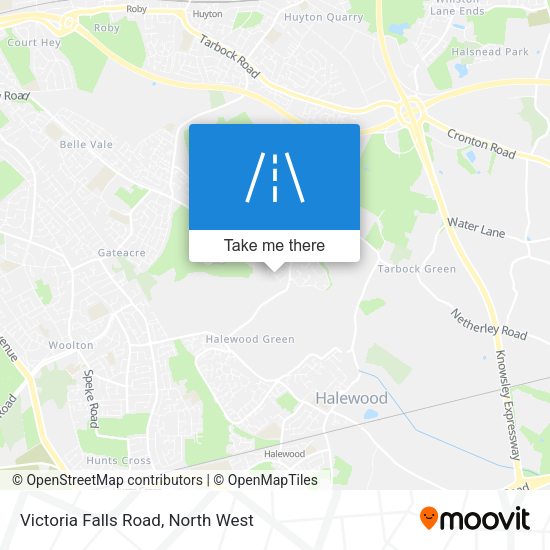 Victoria Falls Road map