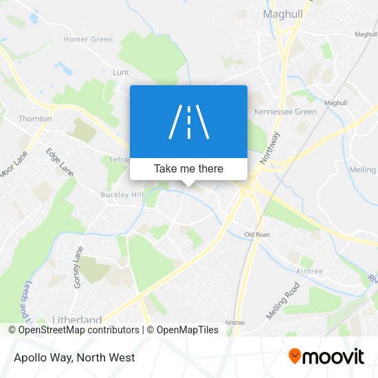 Apollo Way map