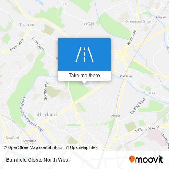 Barnfield Close map