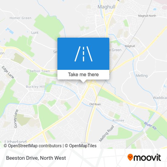 Beeston Drive map