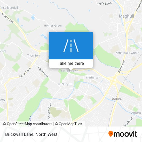 Brickwall Lane map