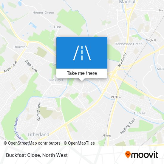Buckfast Close map