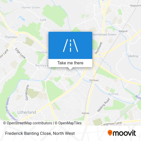 Frederick Banting Close map