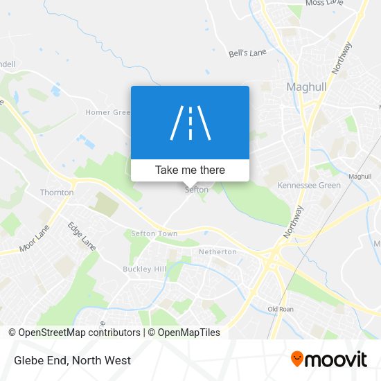 Glebe End map
