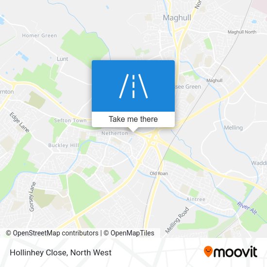 Hollinhey Close map