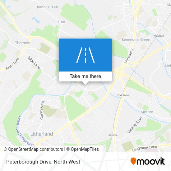 Peterborough Drive map