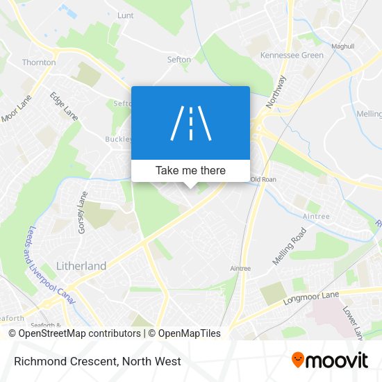 Richmond Crescent map