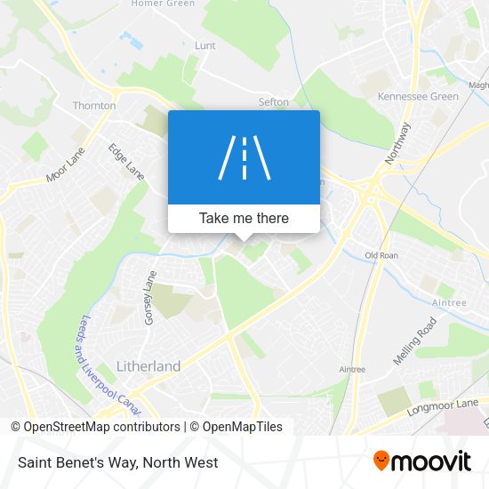 Saint Benet's Way map