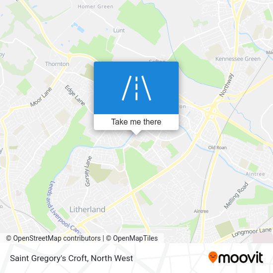 Saint Gregory's Croft map