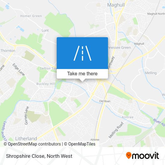Shropshire Close map
