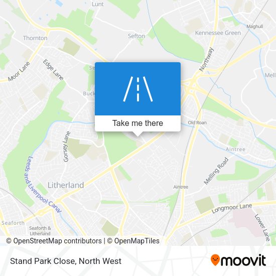Stand Park Close map