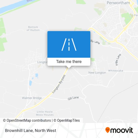 Brownhill Lane map