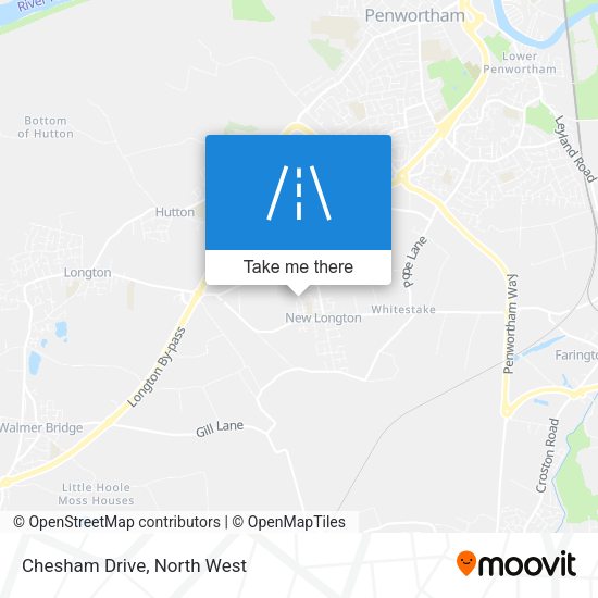 Chesham Drive map