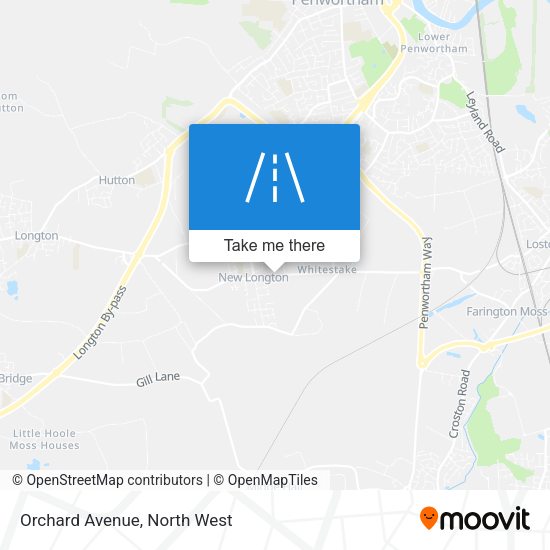 Orchard Avenue map