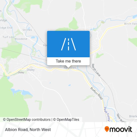 Albion Road map