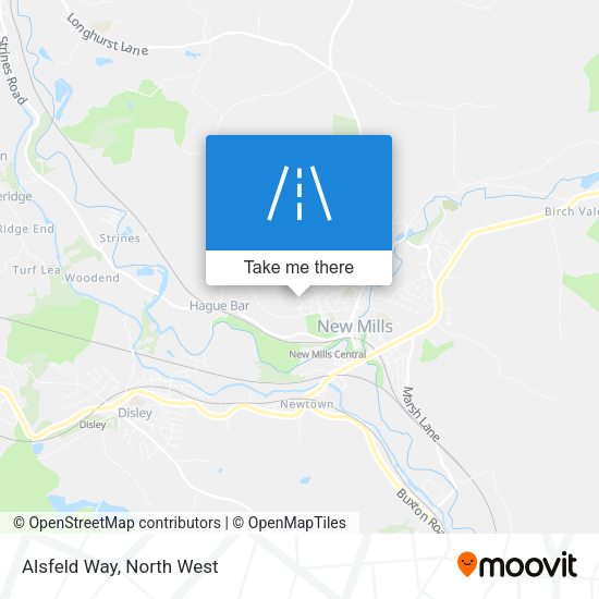 Alsfeld Way map