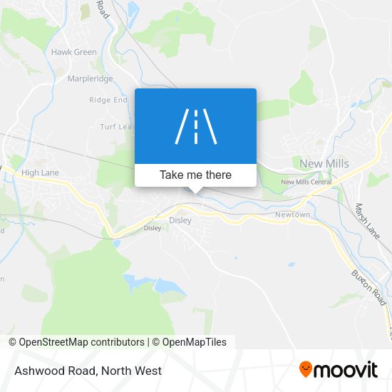 Ashwood Road map