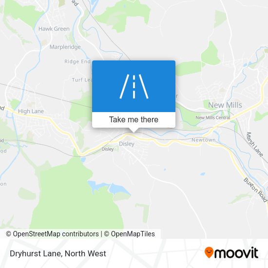 Dryhurst Lane map
