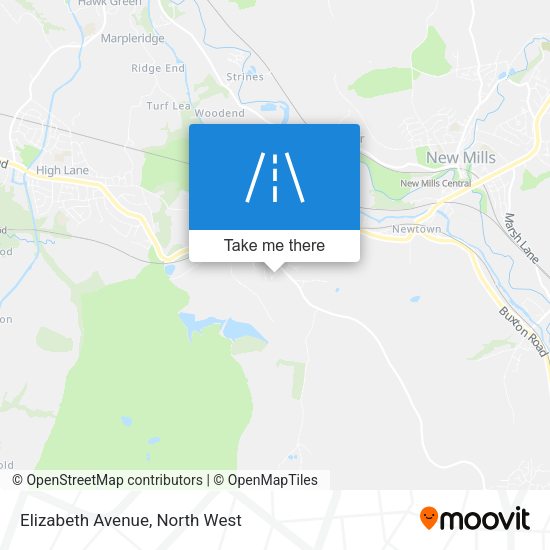 Elizabeth Avenue map