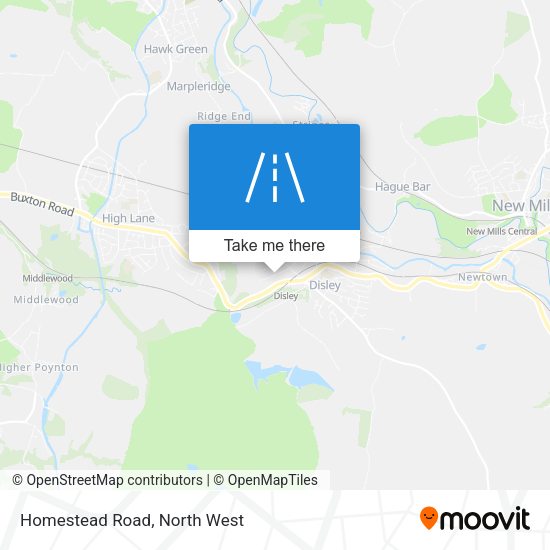 Homestead Road map