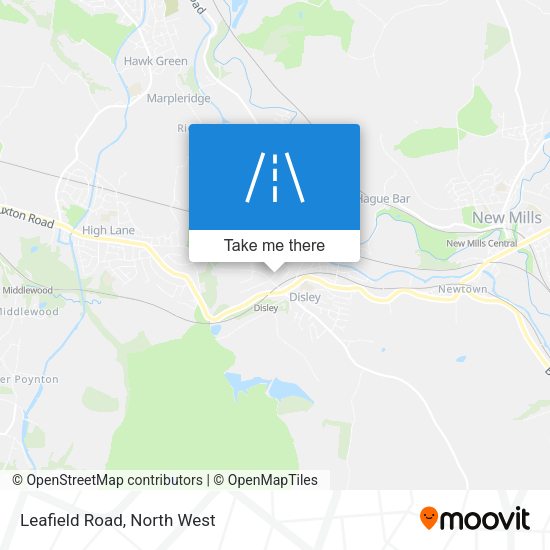 Leafield Road map