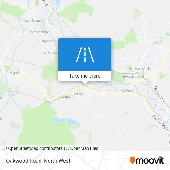 Oakwood Road map