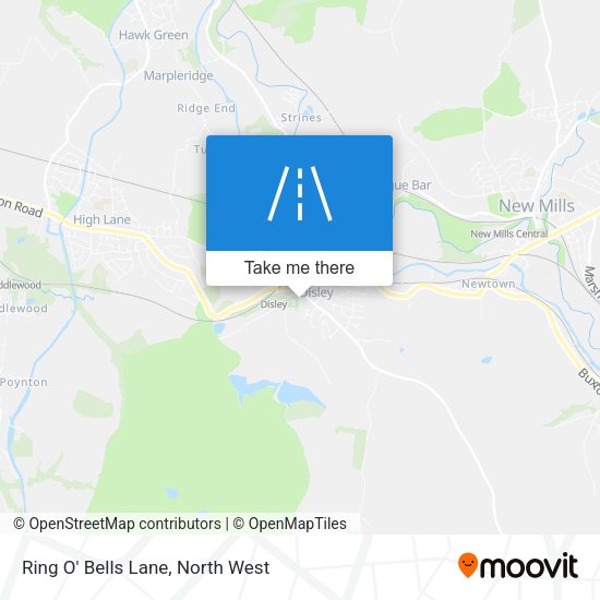 Ring O' Bells Lane map