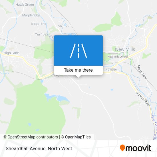 Sheardhall Avenue map