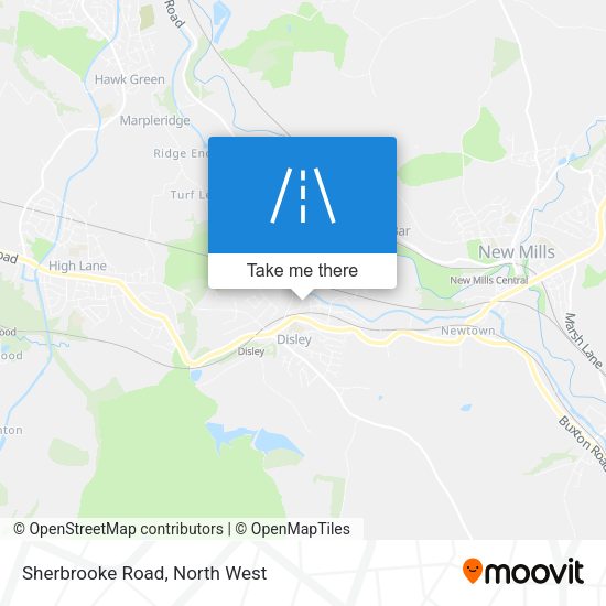 Sherbrooke Road map