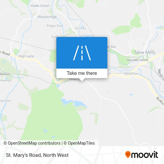 St. Mary's Road map