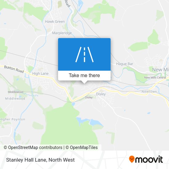 Stanley Hall Lane map
