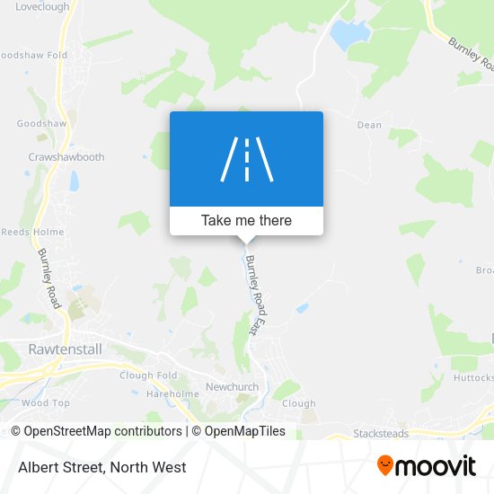 Albert Street map