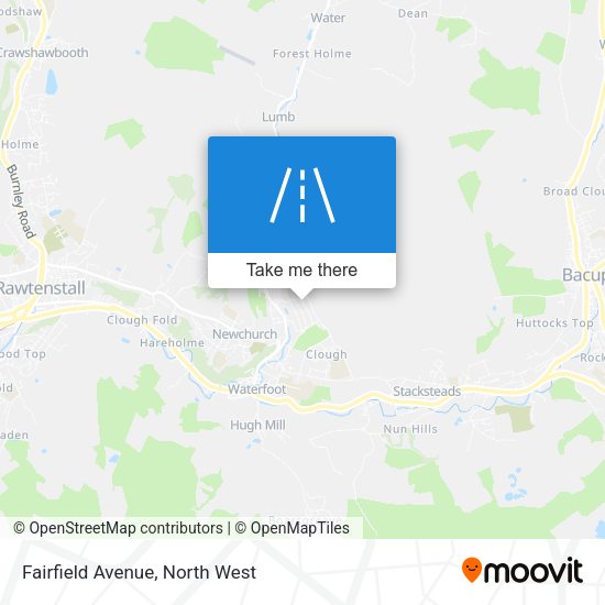 Fairfield Avenue map
