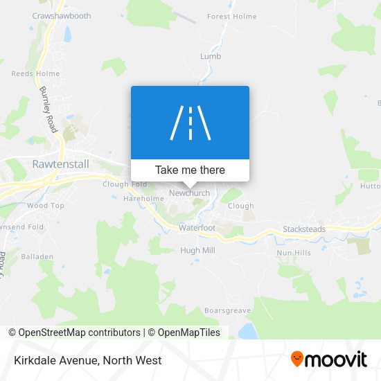 Kirkdale Avenue map