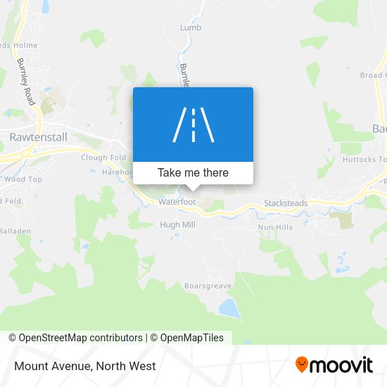 Mount Avenue map