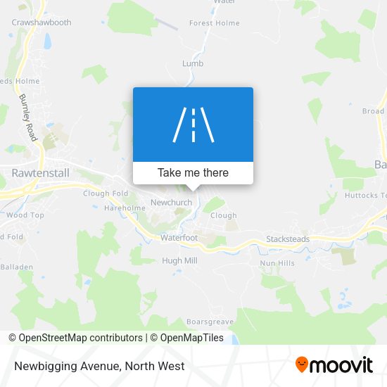 Newbigging Avenue map