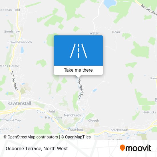 Osborne Terrace map