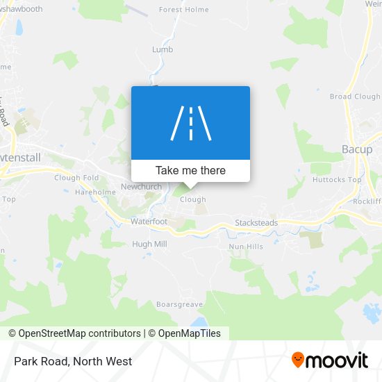 Park Road map