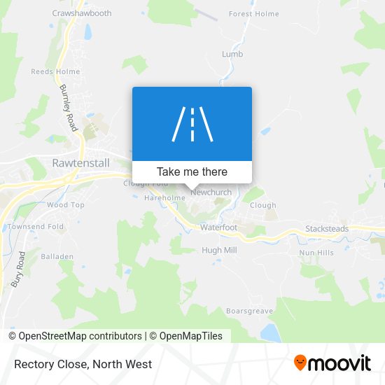 Rectory Close map