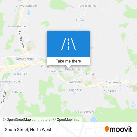 South Street map